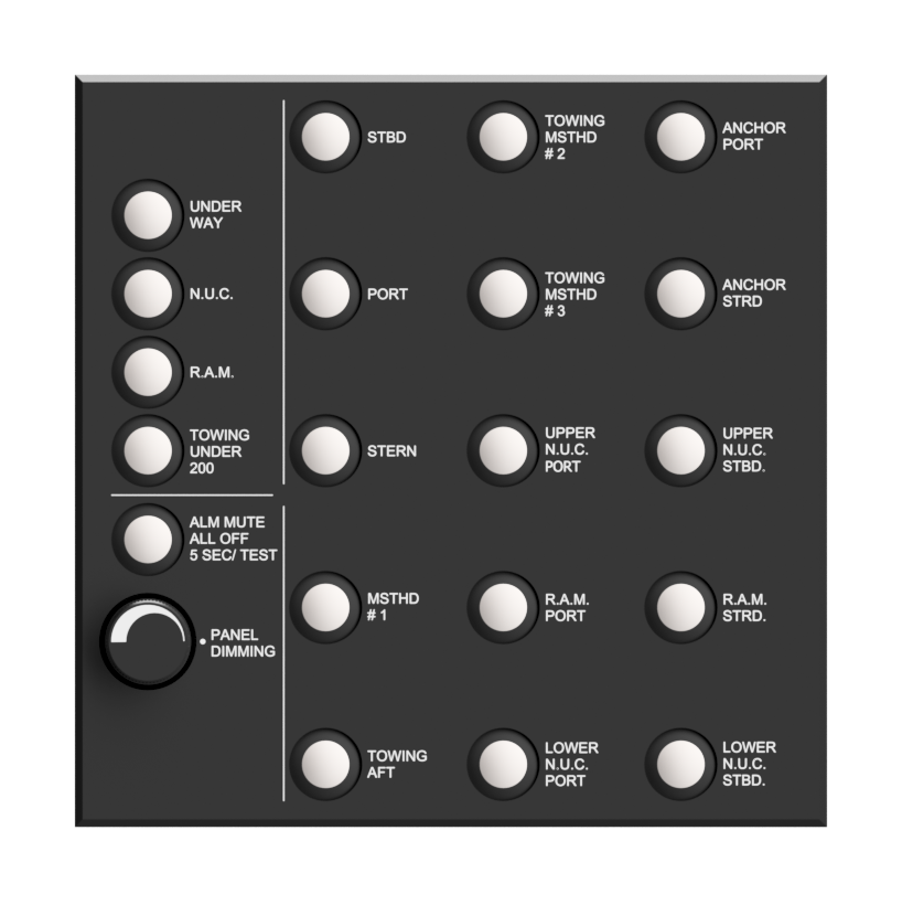 Compact control panel for NLC, 15 channels